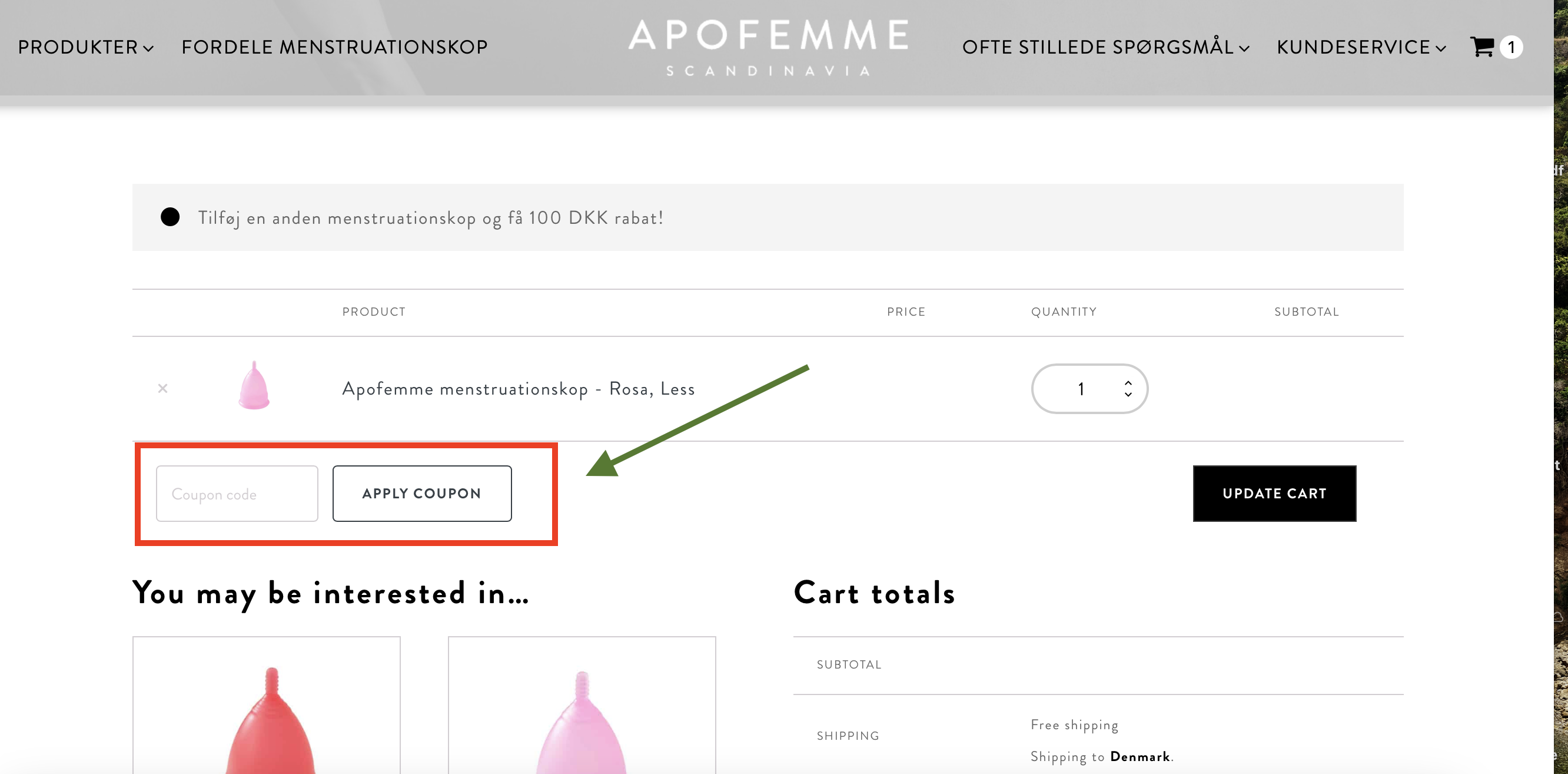 Apofemme Rabatkode